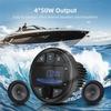 A16P-Waterproof MP3 Media Player For Boat Radio Marine Stereo Bluetooth Audio FM AM Fit For Harvesters ATV UTV SPA RZR