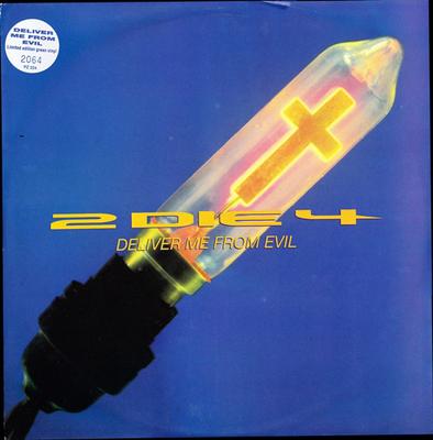 12inch Record 2 DIE 4 - Deliver Me From Evil PZ224 Morgan Creek Re 1992 UK Rock Used