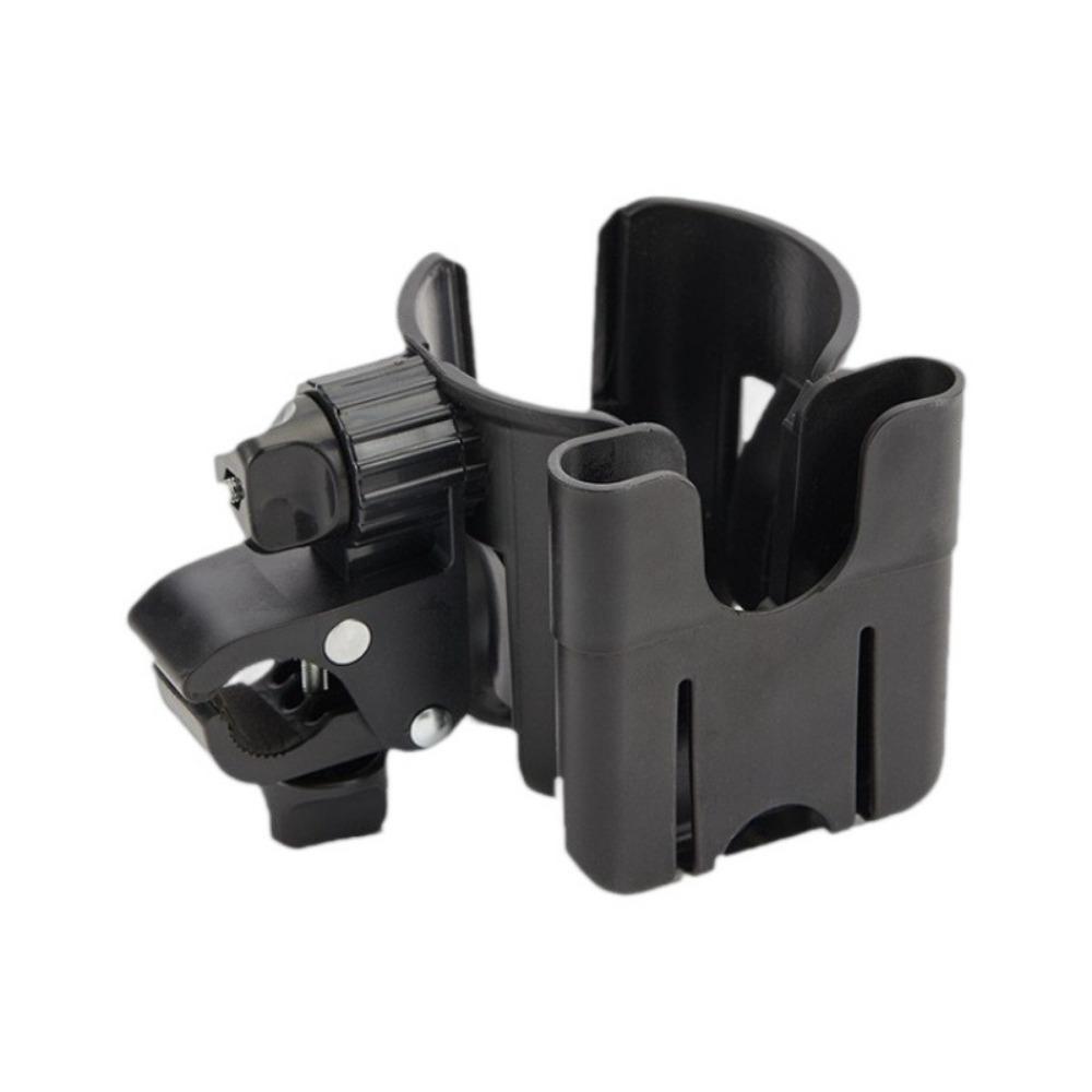 Quick Release Stroller Water Bottle Organizer with Phone Holder Trolley Drinks Holder Trolley
