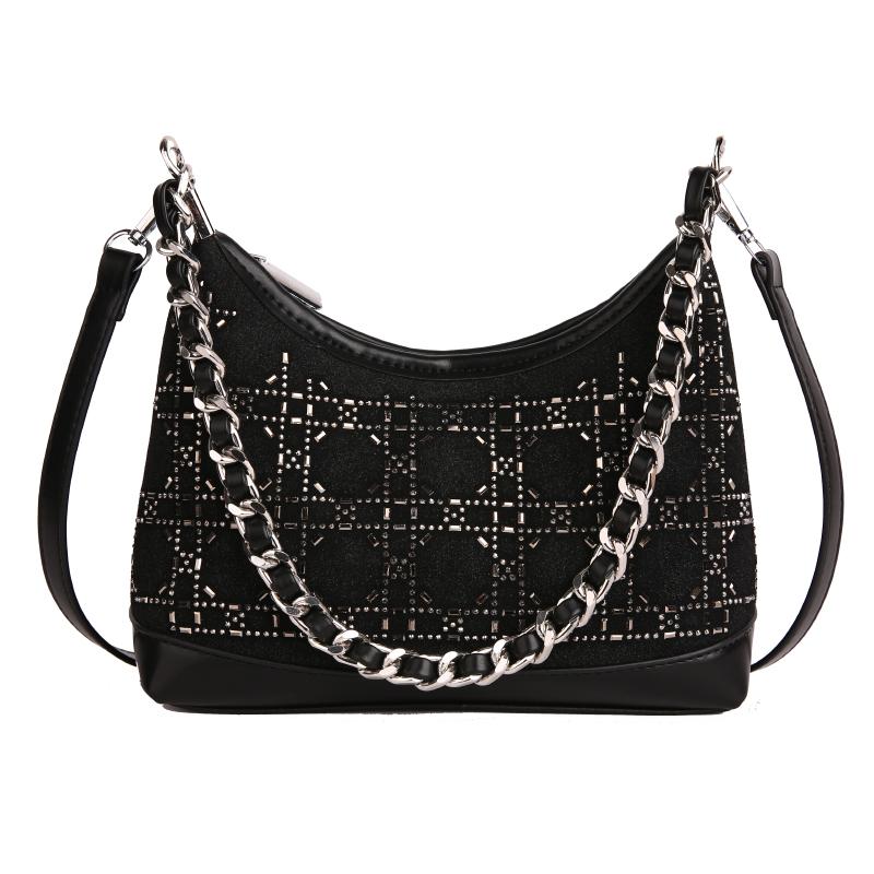 

PU Solid Color Sewing Bost Autumn New Versatile 2026 Bags for Women CHAINS Large Capacity Commuting Crossbody Bags чёрный