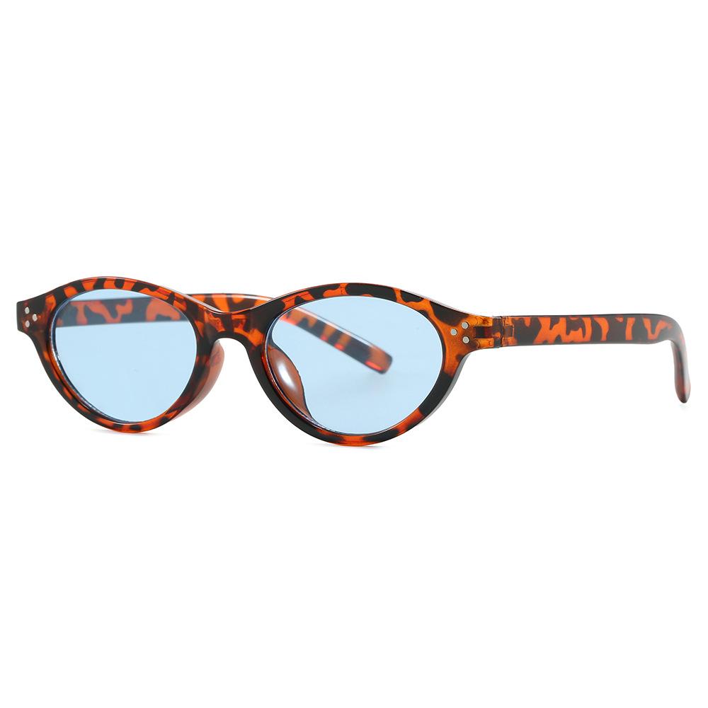 Retro Oval Frame Sunglasses: Stylish Unisex High-End European and American Fashion Glasses