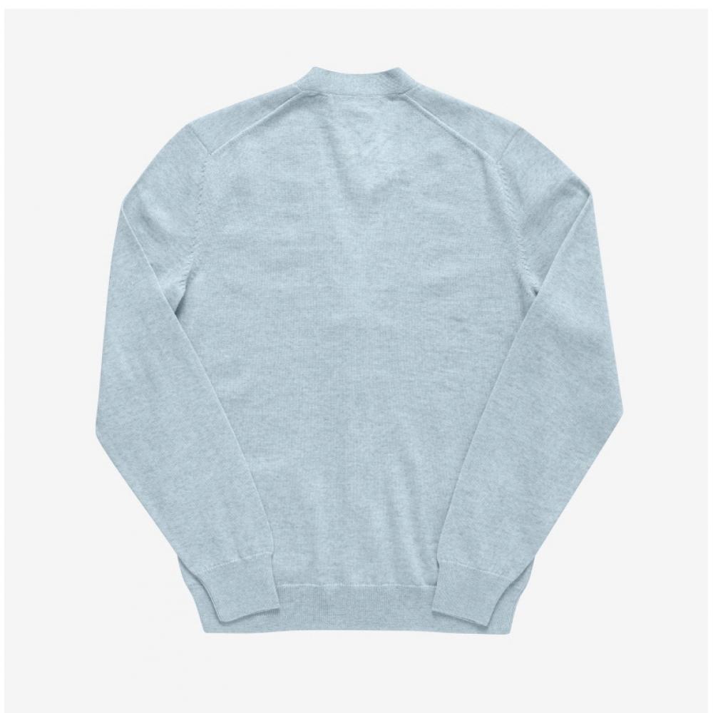 MaiSon KitSune Mm00509kt1036 H410 Bold Fox Head Patch V Neck Men S Cardigan