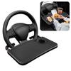 CARTIST Steering Wheel Table Car Steering Wheel Table for Seat Stable Design Use Parking Only Dining PC Work Tray Tablet Stand Convenient Car