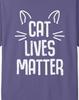 Cat Lives Matter T-Shirt: Funny Cat Lover Tee, Animal Advocacy