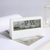 Large Display Digital Alarm Clocks with Snooze Temperature Date Electronic Desktop Clock for Kids/Bedroom/Heavy Sleepers/Travel