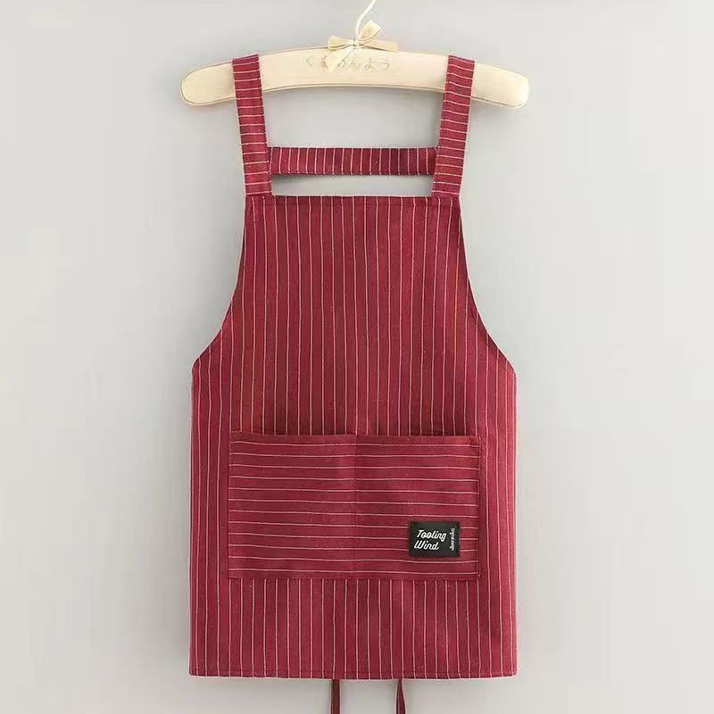 New anti-splashing apron household kitchen cooking apron men s and women s simple catering special kitchen overalls