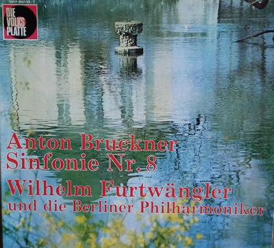 LP Record ANTON BRUCKNER - BERLINER PHILHARMO - Sinfonie Nr. 8 C-moll SMVP805758 Die Volksplatte 1969 Germany Classical Used