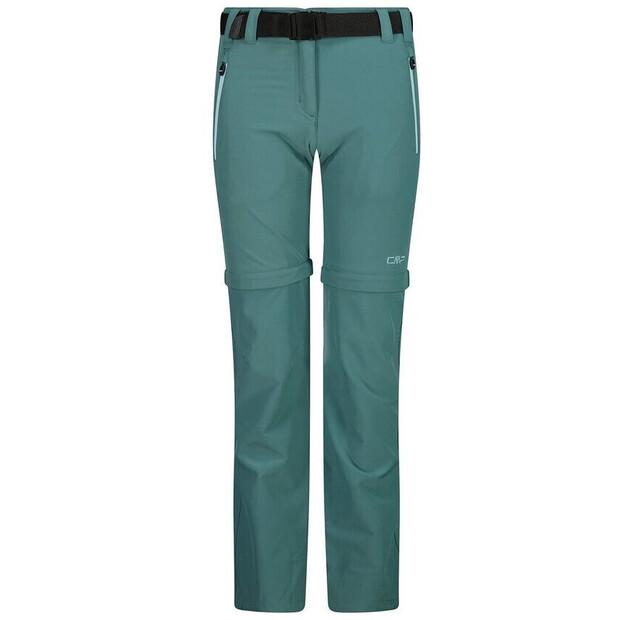 Брюки CMP Zip OFF Pant agave E811 синий/бирюзовый