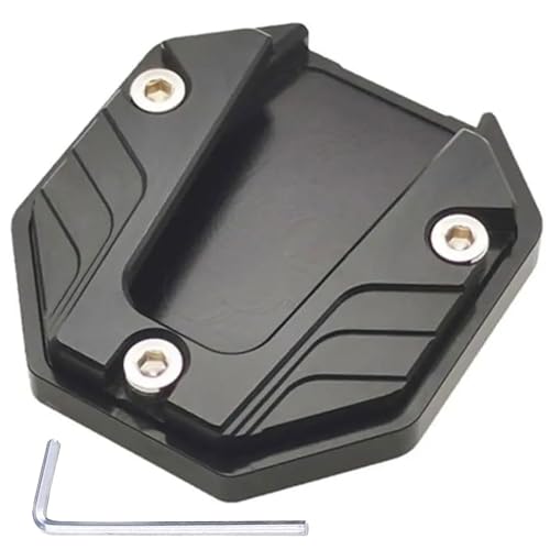 

Подставка для мотоцикла, Боковая подставка для мотоцикла, Сплав, Универсальные детали боковой подставки, Нескользящая, Удлинительный кронштейн, Подставка, Усилитель (черный)