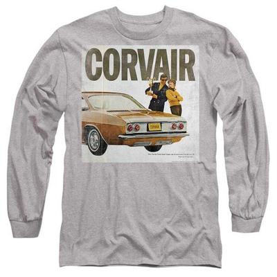 Chevrolet Unisex Adult Corvair Ad Heather Long-Sleeved T-Shirt