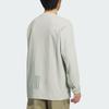 Adidas FW24 M Trans Tee Waffle Sports Casual Long Sleeve T-Shirt Men Tops Light-Sesame Earth-Grey JX1787