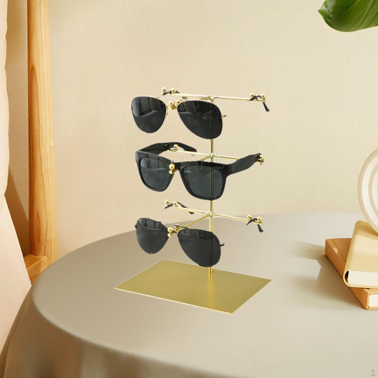 

Стойка для очков Подставка для очков Полка для очков Держатель солнцезащитных очков Органайзер для дома 18cmx13cmx27cm