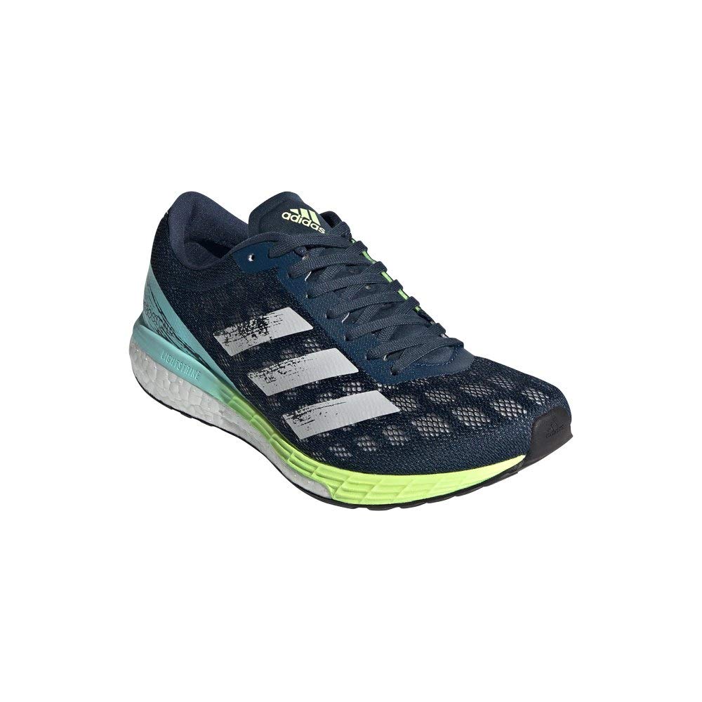 Running Shoes Adizero Boston 9 Crew Aqua Cm [Adidas] Women's Navy/Crystal White/Clear (H68743) 22.5