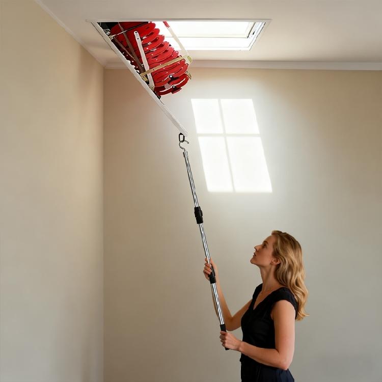 Multipurpose Garage Attic Ladder Pulley Replacement System Rusts Proof Steel Construction Compact Space Saving