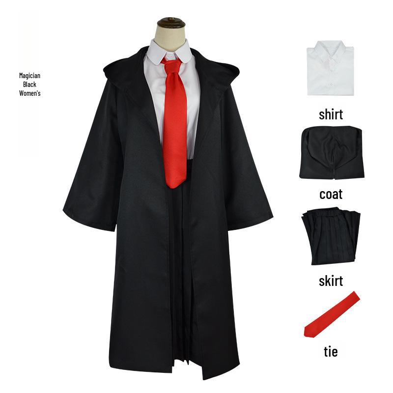 Matthew's Magic Cosplay Suit: Xiu Lan Si Lemon Ivan's Enchanted Robe and Raymond's School Uniform Cloak