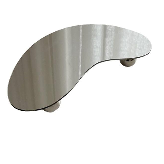 Mesa Espelhada Bandeja Decorativa Bandeja de Armazenamento Acrílico Casa Mesa de Exposição de Joias Base de Aromaterapia Decoração de Sala de Estar