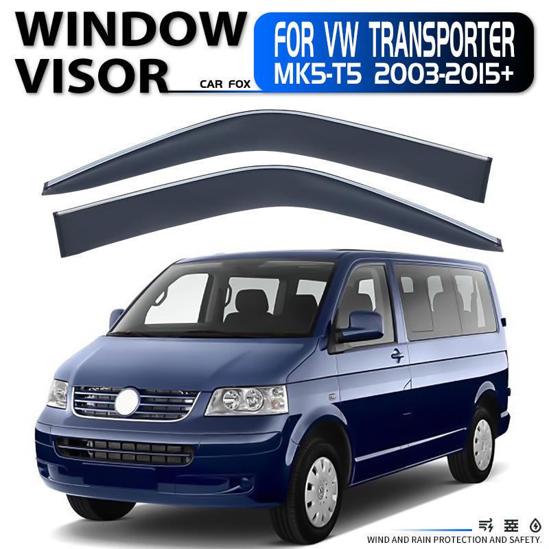 VW Transporter T5/T6 Window Visor Rain Shield Sunshade Deflector