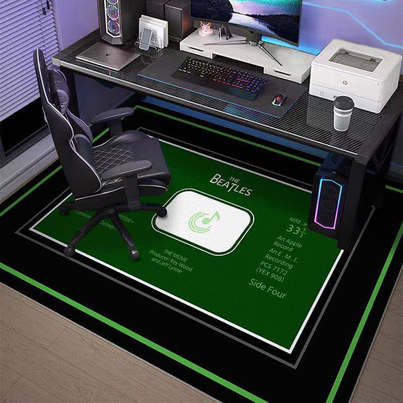 Килим для ігрової кімнати, килим для спальні та кабінету під комп'ютерне крісло на коліщатках, домашній звукоізоляційний та протиковзкий килимок для підлоги, прикраса для дому
