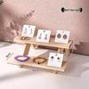 Wooden Ladder Card Holder & Jewelry Display Rack