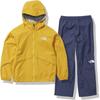 The North Face Raintex Eureka Unisex Waterproof Jacket and Pants Set with Name TNF Size 150 Kids' Label, Yellow,
