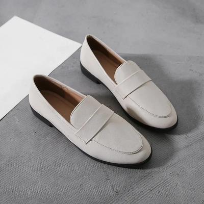 Spring Autumn Ladies New Small Leather Shoes Vintage Versatile Loafers British Style Fashion Anti Slip Shoes Casual Women's Flat