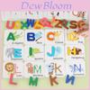 Wooden Alphabet Puzzle For Kids Educational Toy With Colorful Letters And Matching For Early Learning