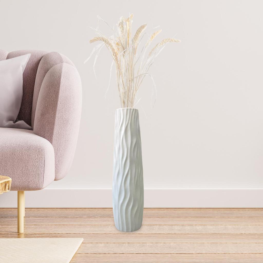 Plastic Tall Vase Standing Extra Large Floor Vases Modern Gift Home Decor 58cm