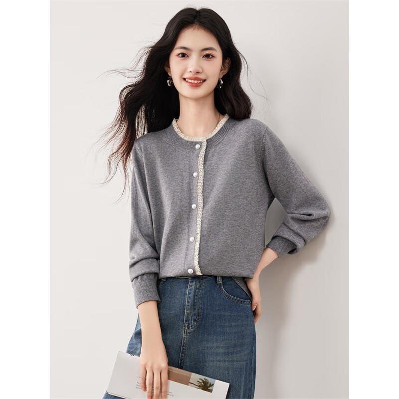 Women's Lace Spliced Knit Pullover
