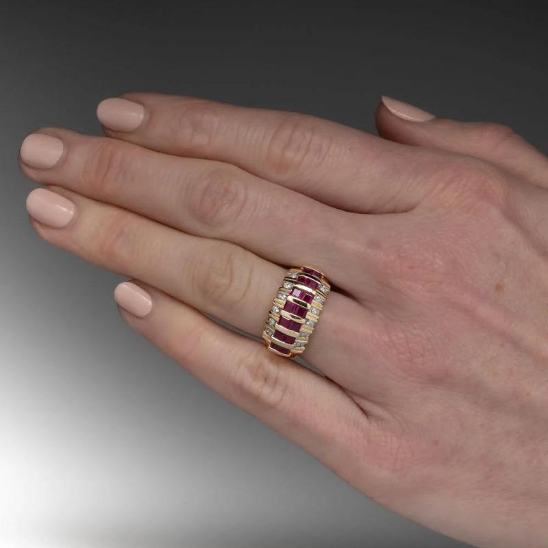 Small Retro Design Inlaid With Zircon Geometric Ring, Women'S Personalized Trendy Holiday Party Accessories Jewelry