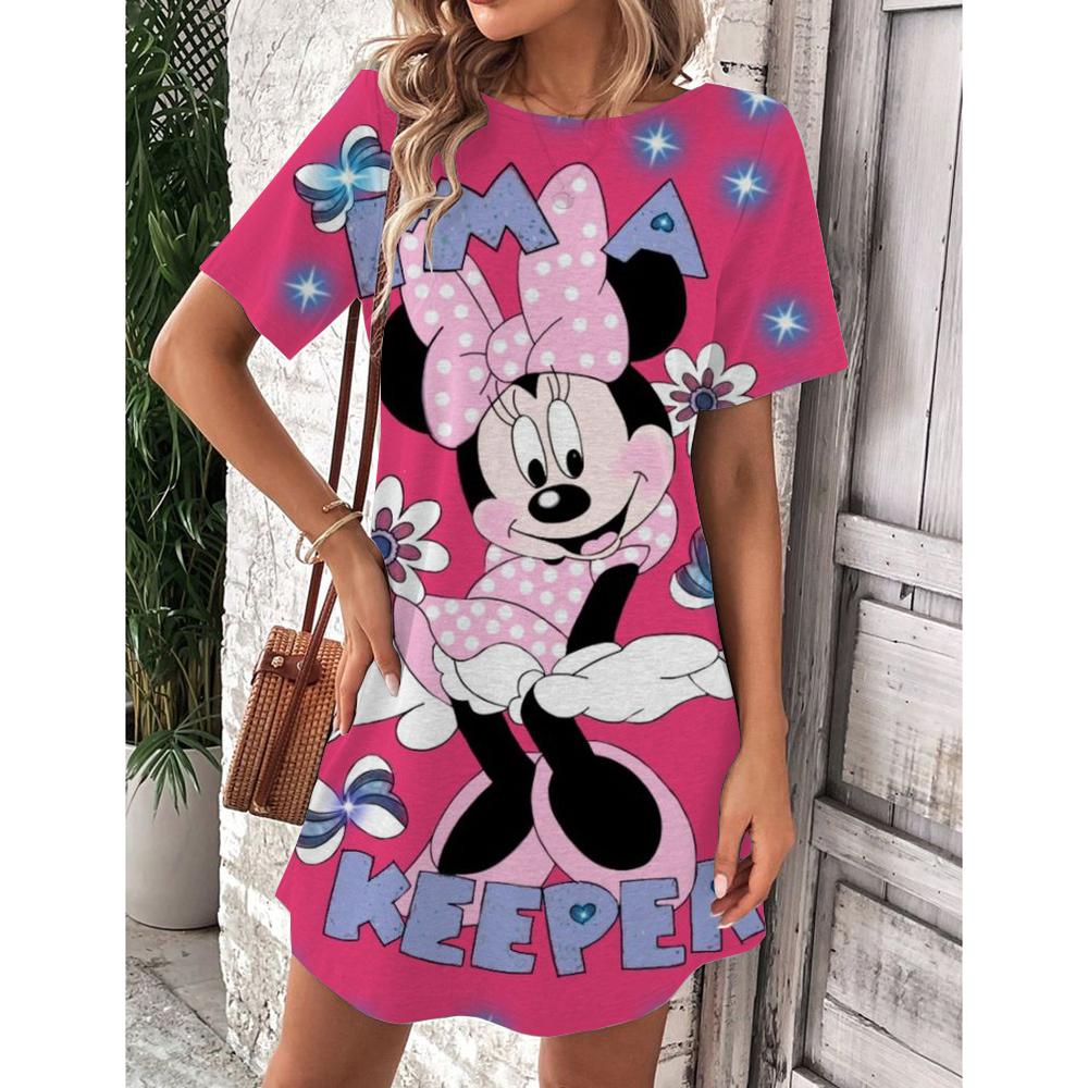 

Summer Women s Short Sleeve Beach Sun Dress Robe Elegant Casual Work Party Dress XL