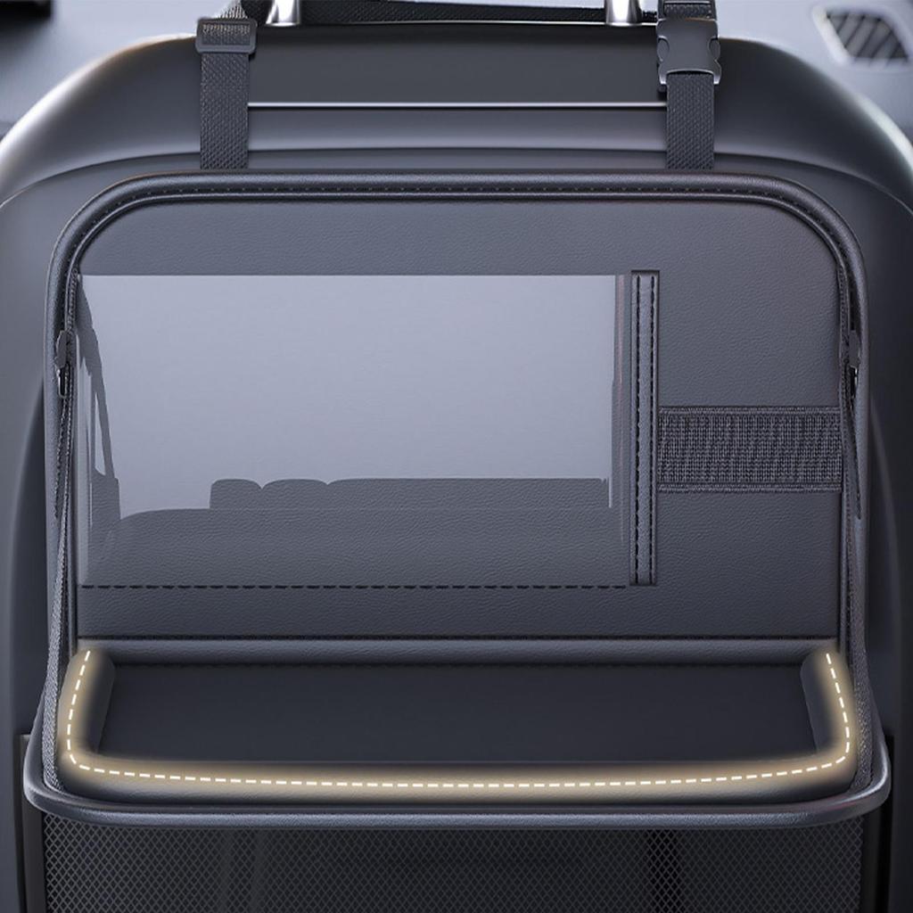 Car Tray For Kids Folding Rear Desk Storage Laptop Holder Car Table For Kids For Toddler Airplane Camping Long Ride Snack Time
