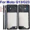 Für Motorola MOTO G13 G23 Mittelrahmenabdeckung Mittelrahmen-Blende mit Linsenrahmen Ersatz-Reparaturteile