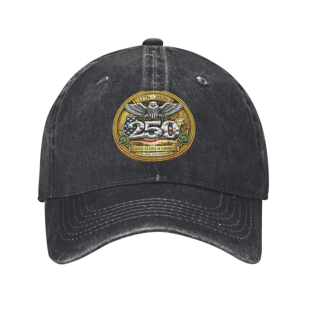 America Year Anniversary Printed Caps for Unisex Women Cotton Trucker Hat Lerisure Wear Baseball Cap Adjustable