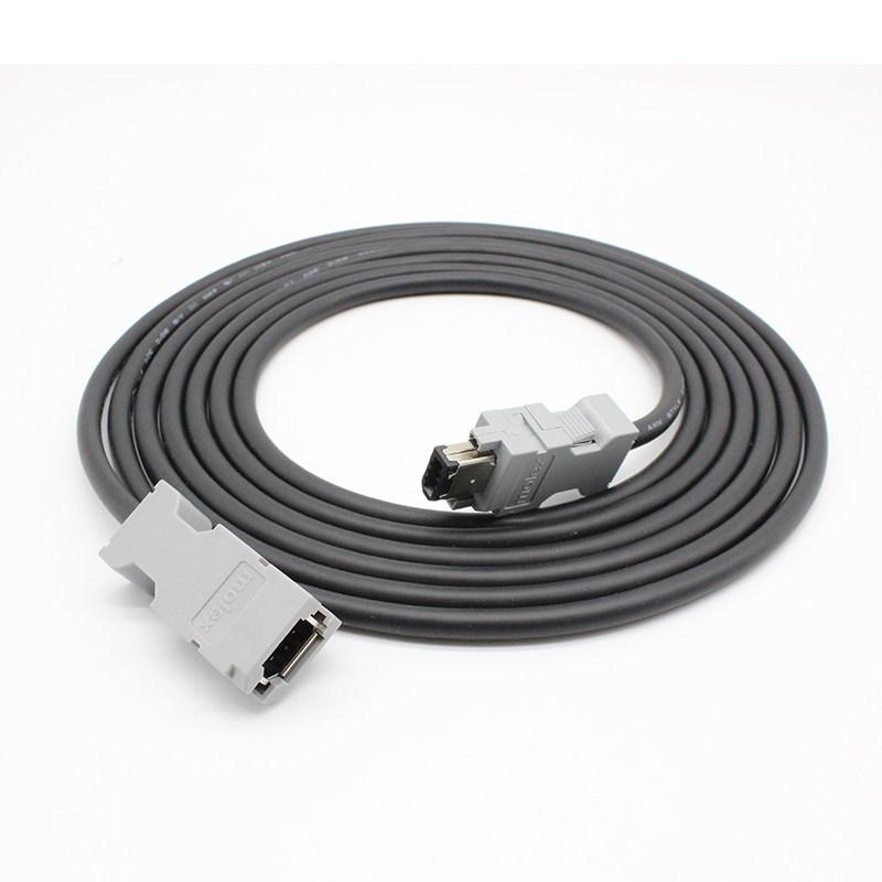 Encoder Cable for Yaskawa Servo Motor JZSP-CMP00-03-E 05-E JZSP-CMP00 JZSP-CMP10 JZSP-CSP12 IEEE1394 6 Pin Connector