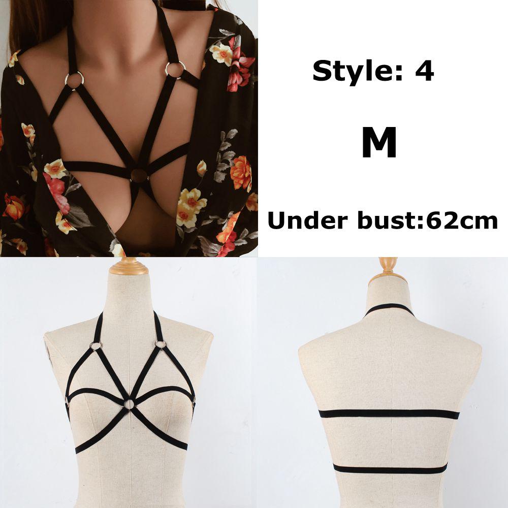 Noua Bralette Bustier Belt Lenjerie Sexy Bandage Sutien Cage Harness Push Up Crop Top