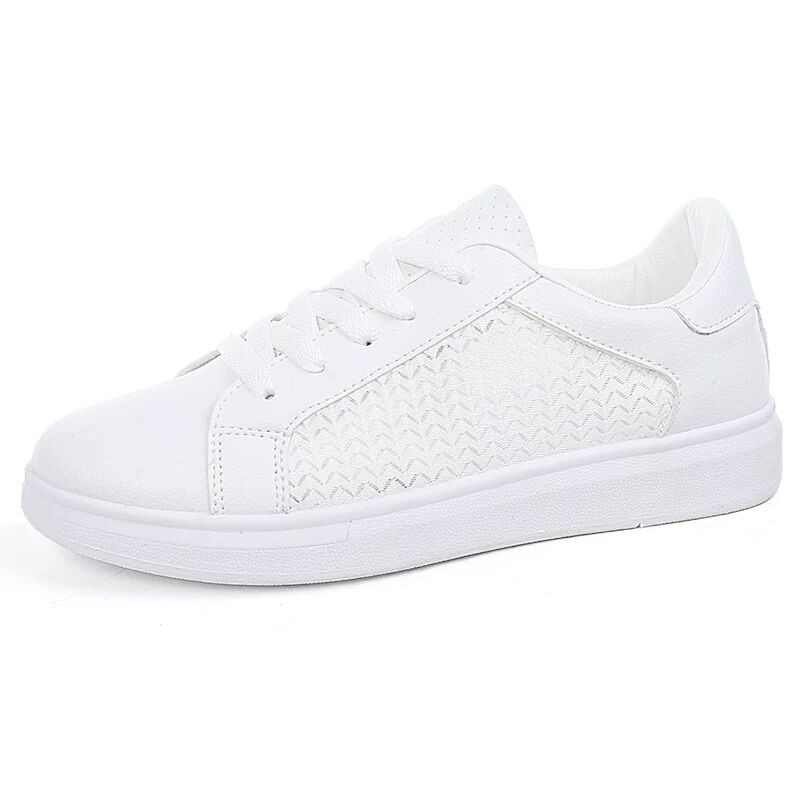 

Модная белая обувь женская 2025 весна и осень новая женская обувь студенческая плоская трендовая обувь на все случаи жизни спортивные повседневные кроссовки 40 белый