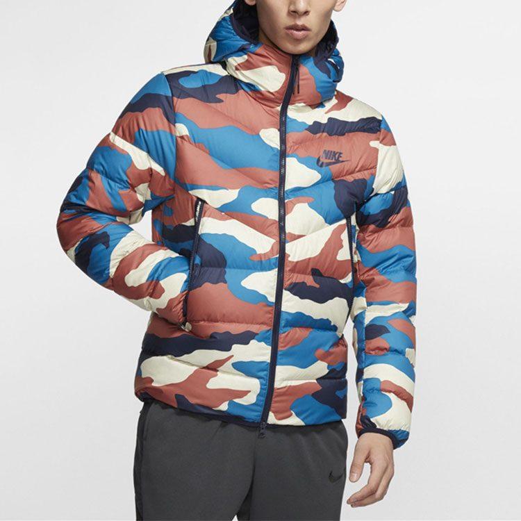 Nike Camouflage Casual Sports Printing Down Jacket Camouflage BV4764-744