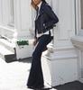 Navy Blue Women Jacket Handmade Leather Stylish Casual Biker Motorcycle Genuine Lambskin
