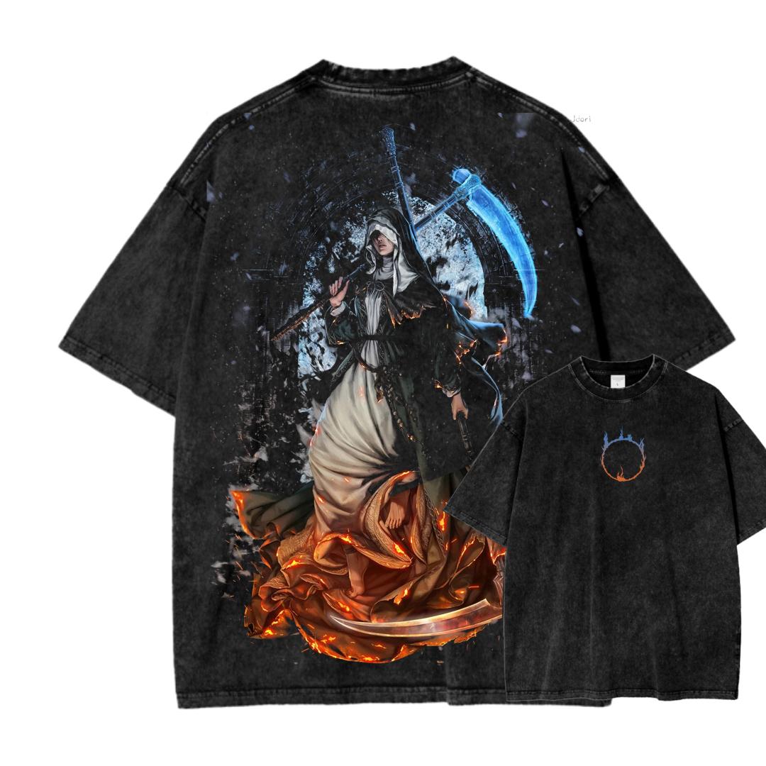 

Dark Souls Washed shirt NewModel Anime Lover Tshirt Oversized Year round clothing Unisex Streetwear Yk Short Sleeves Couples S