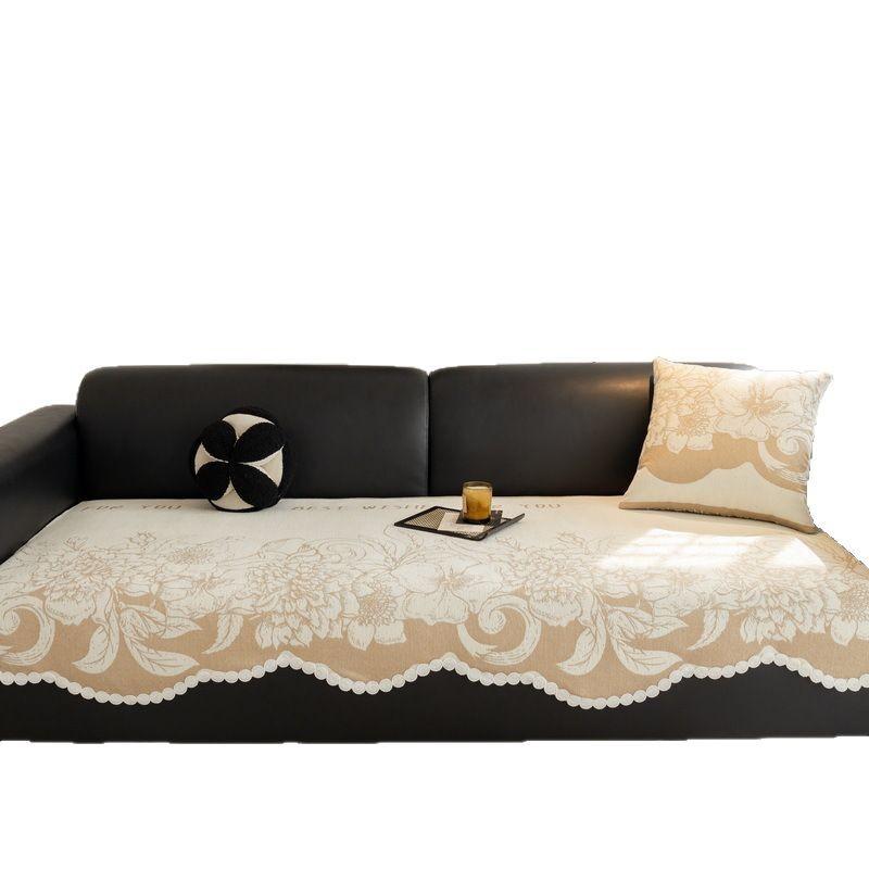 Special-Shaped Sofa Cushion, Universal Sofa Cover Cloth Towel For All Seasons, Full Cover Seat Cushion, Non-Slip And Simple Sofa Cover Integrated