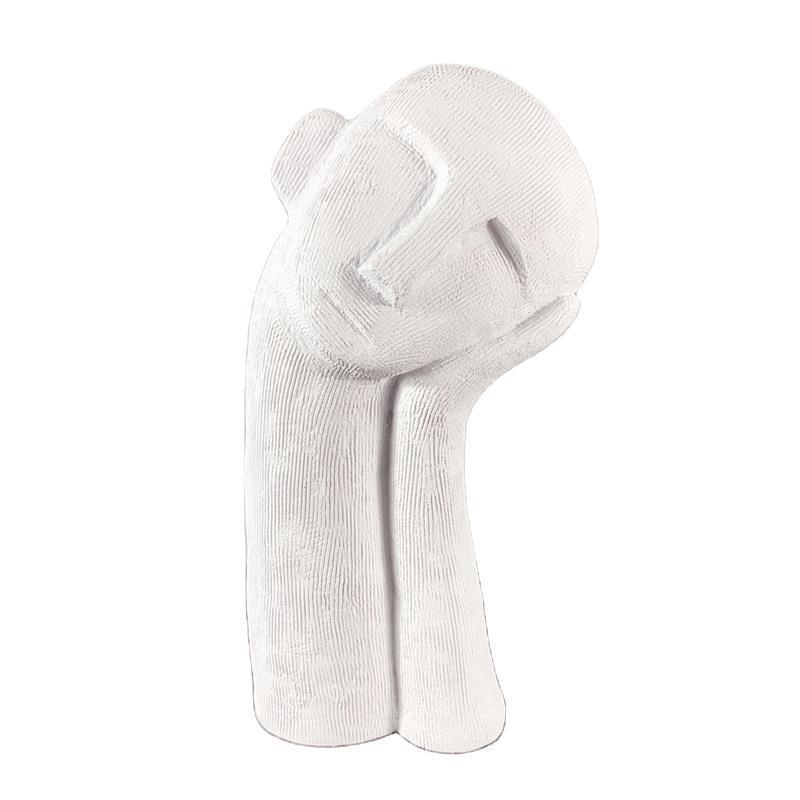 

Современная минималистская белая фигура в европейском стиле с подбородком на голове, скульптурные украшения, модельная комната, мягкая мебель и украшения для дома