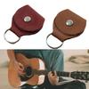 1 Pezzo Portaplettri per Chitarra di Alta Qualità Borsa in Vera Pelle Accessori per Chitarra Forma Portachiavi Custodie per Plettri Guitarra X2S6