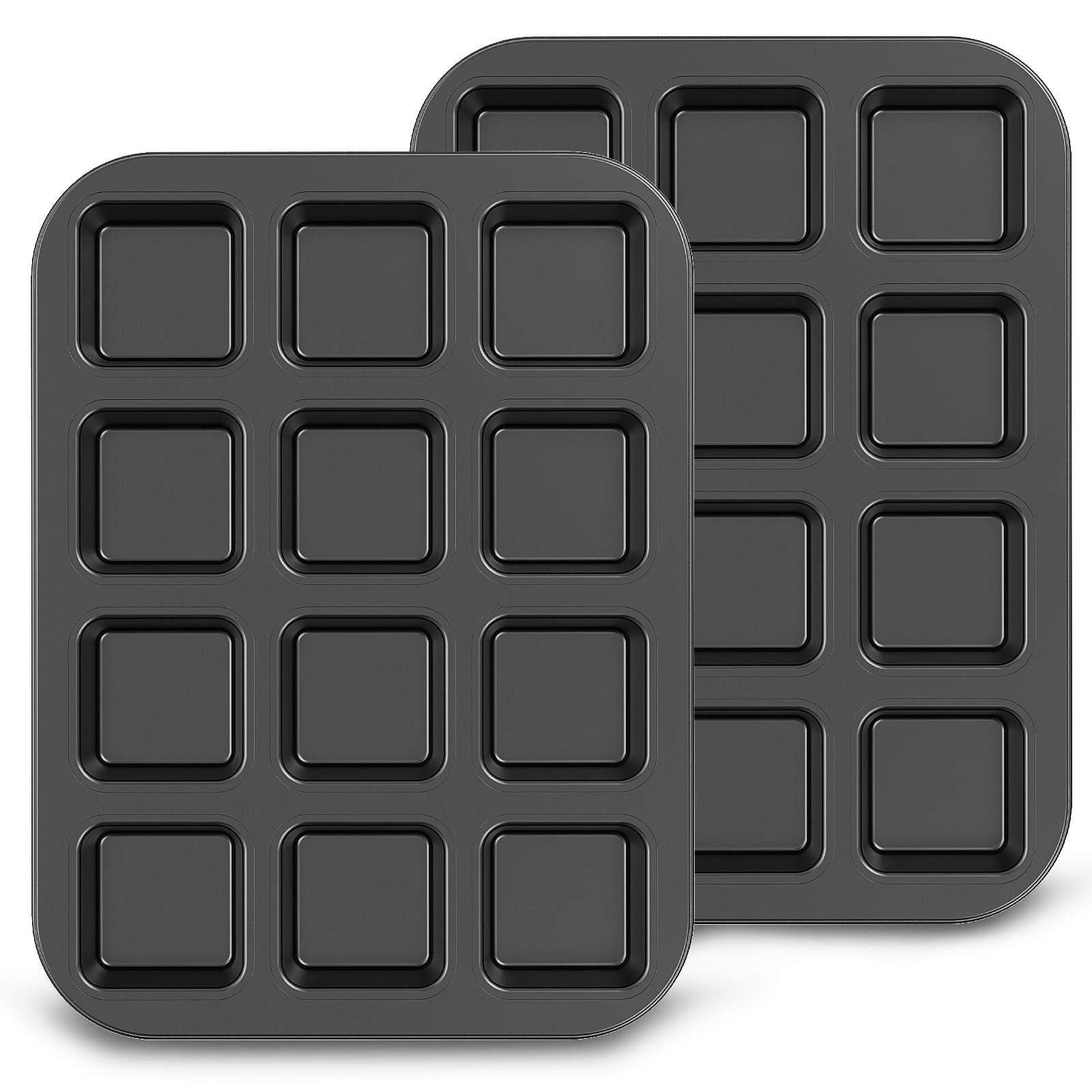 

12 Cavity Muffin Cupcake Pan Mini Cheesecake Cake Mold Baking Pan Carbon Steel Non Stick Bakeware Biscuit Pans Muffin Tin Tray