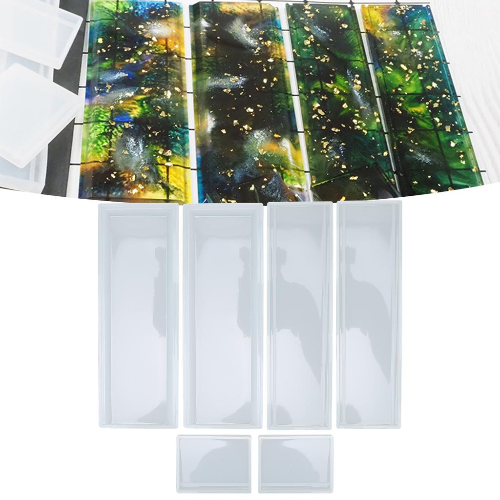 Domino Storage Box Mold Silicone Eco Friendly Safe Nontoxic Reusable Durable Domino Case Holder Mold for DIY