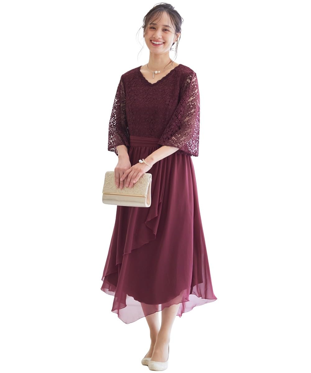 

Nissen Вечернее платье кружевное с неровным подолом, доступно в больших размерах 3L, женское (Свадебное/Вечернее платье), Подол, Размеры, Бордовый,