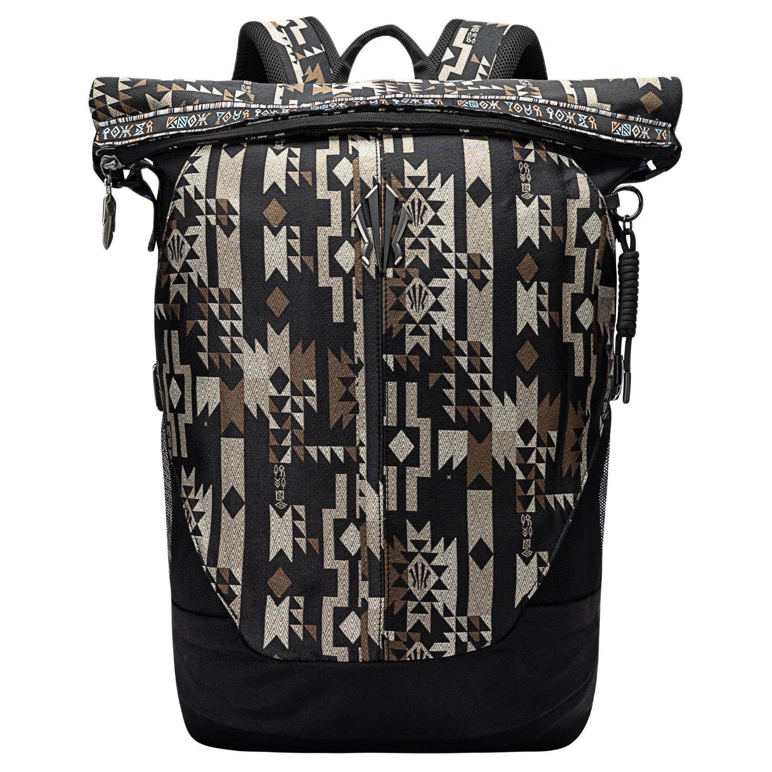 

Anta Kyrie Series Thunderbird Fashion Versatile Polyester Backpack Unisex backpack Basic-Black 192531168R-2 Basic Black Jacquard