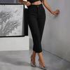2026 High-Waisted Slimming Business Casual Cropped Pants