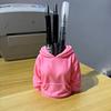 Hooded Sweatshirt Pen Holder Cute Desk Organizer for Stationery Storage Office Home Decor and New Year Valentine's Day Gift