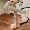 Knee Socks Children Autumn And Winter Thickened High Tube Wool Warm Knee Socks Solid Color Versatile High Waist Non-Slip Stockings