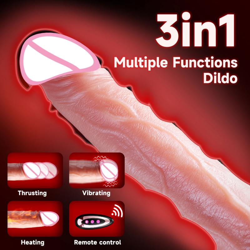 Realistic Dildo Vibration For Women Masturbation Heating Penis Penetration Anal Vibrator Big Dick Dildos For Sexy Adult Sex Toys